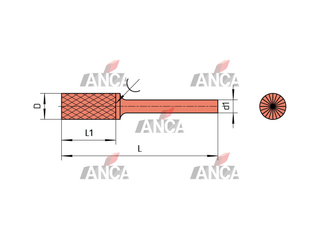 MU8-862 0303013R0 S250X Борфреза твердосплавная